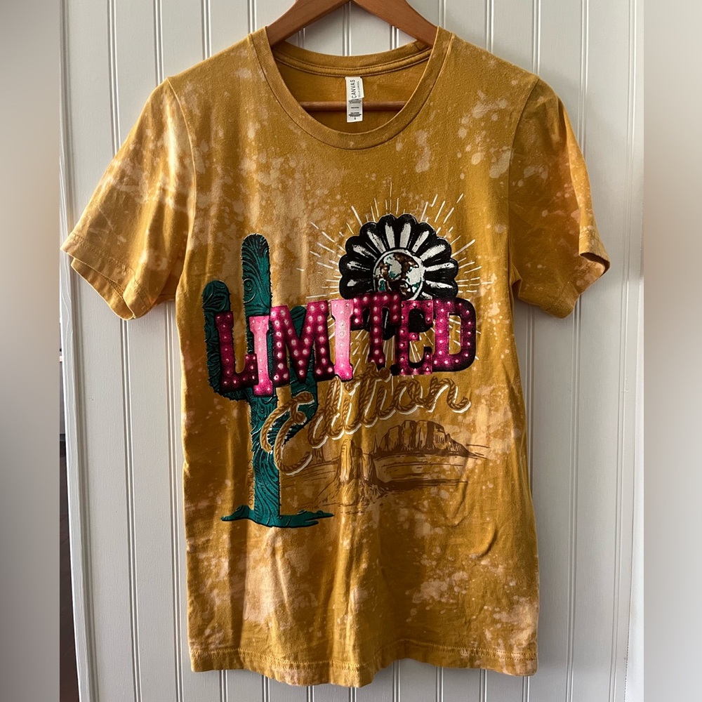 Bella Canvas Yellow Graphic Tee